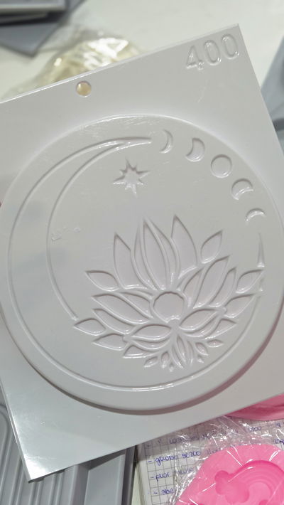 Molde mandala luna 