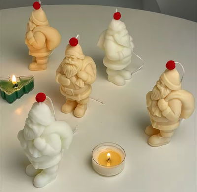Molde papa noel parado