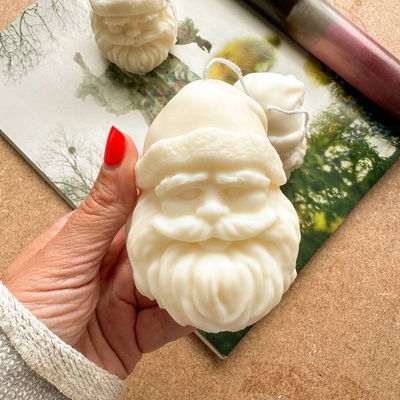 Molde papa noel cara