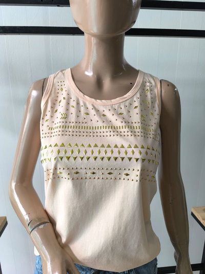 Musculosa algodón tachas