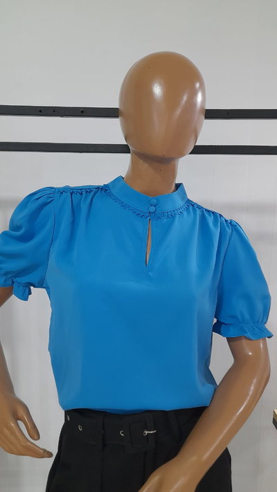 Blusa gasa manga princesa