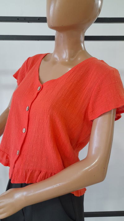 Camisa mangas cortas Bambula