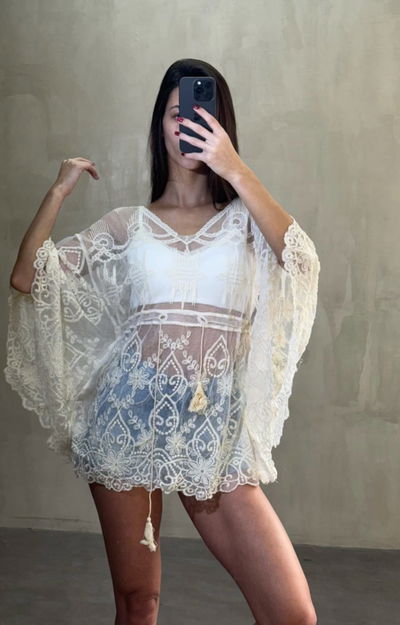 Vestido Tul Bordado