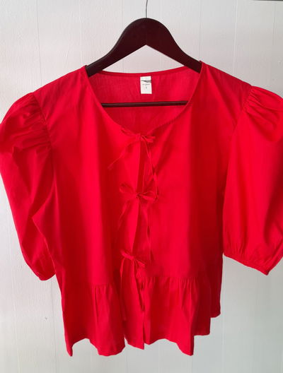 Blusa acrocel princesa con moño