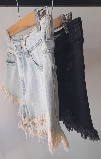 Shorts de Jeans deflecado