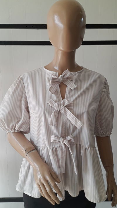Blusa bolado con moño