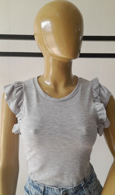 Musculosa morley doble volado