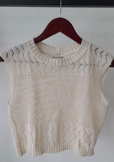 Musculosa tejida crochet
