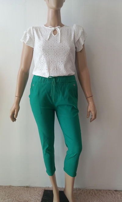 Pantalon dama bengalina verde