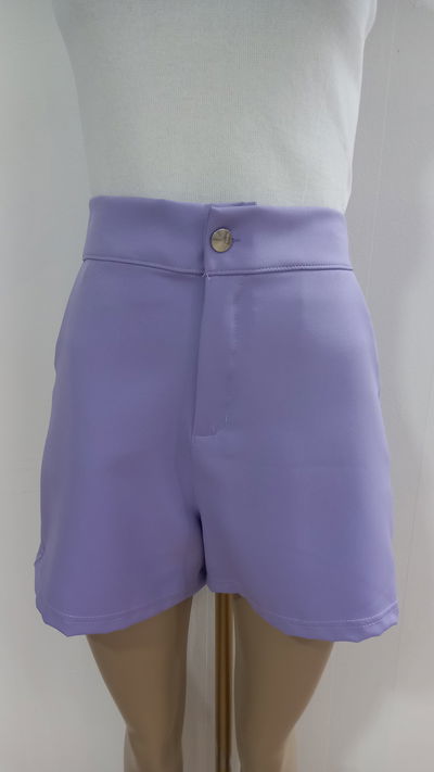 Short dama sastrero lila