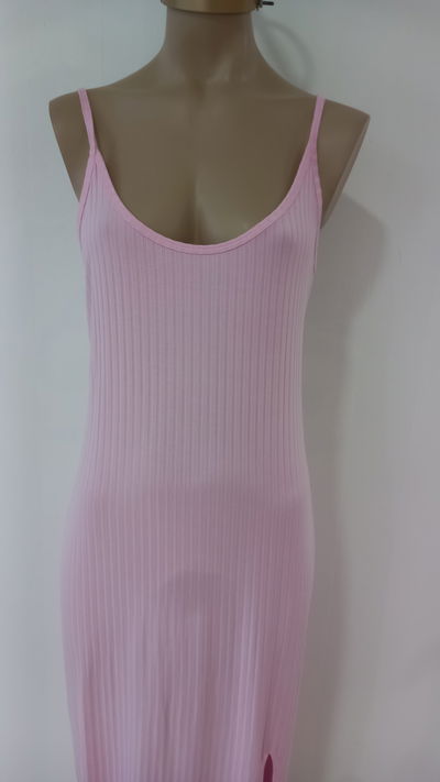 Vestido morley largo rosa