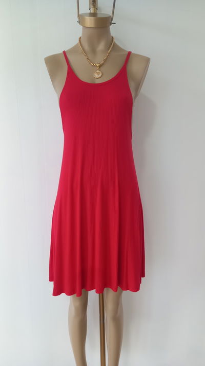 Vestido dama morley rojo