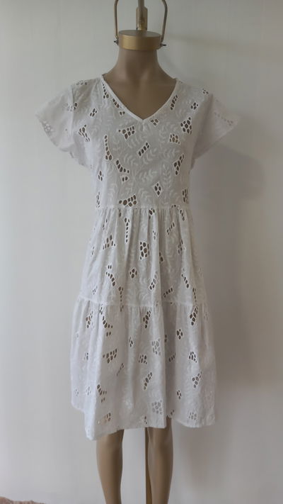 Vestido broderi blanco