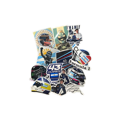 Stickers Franco Colapinto F1 x15und