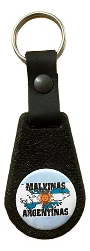 Llavero Simil Cuero Malvinas Argentinas x1und