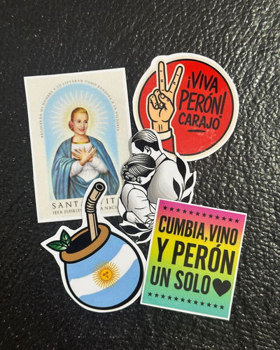 Stickers Eva y J. D. Perón x15und