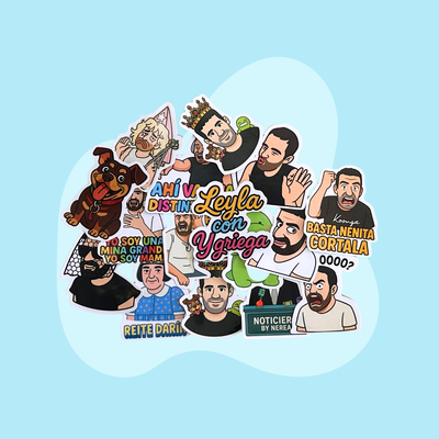 15 Stickers Martín Cirio 