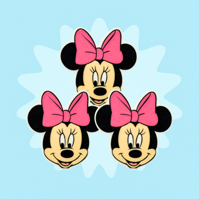 3 Parches Minnie