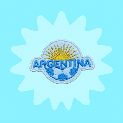 Bordado Pelota Argentina Sol