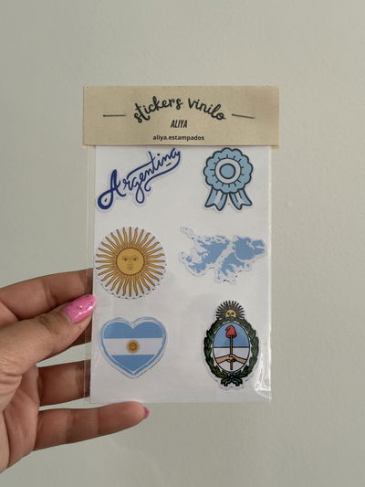 Plancha de Stickers Argentina