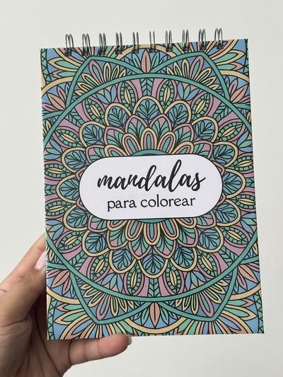 Cuaderno para colorear Mandalas x60 hojas