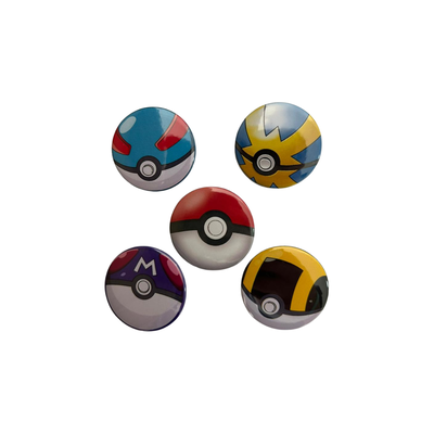 5 Pines Prendedores - Pokebolas