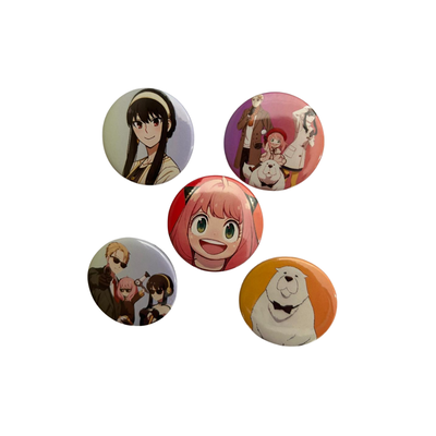 Pack Pin Prendedor 38mm x5 unidades - Spu x Family