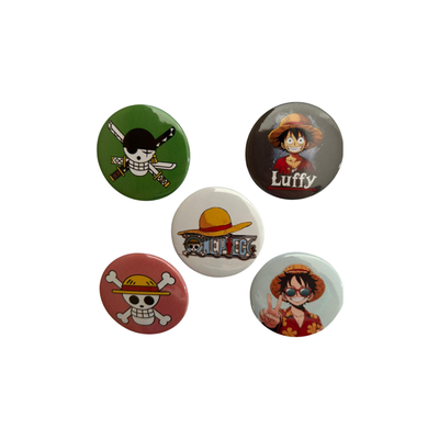 5 Pin Prendedor - One Piece