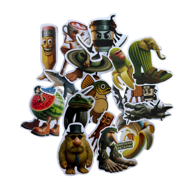 Stickers Vinilo Brainrot x15Und - Tralalero Tik Tok