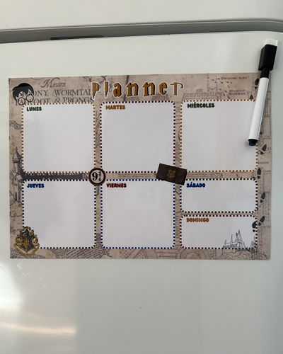 Planner Semanal Harry Potter + Marcador