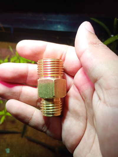 Niple Bronce de Rosca 21,8mm a Formato Drago 
