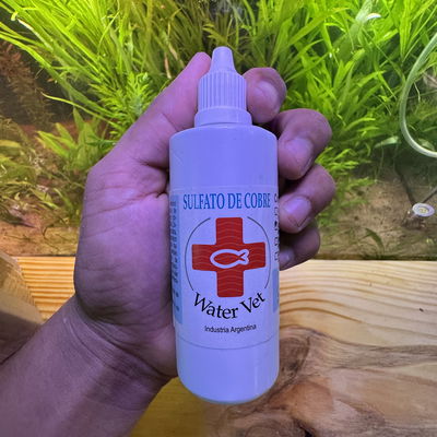 Sulfato de Cobre 100ml Watervet