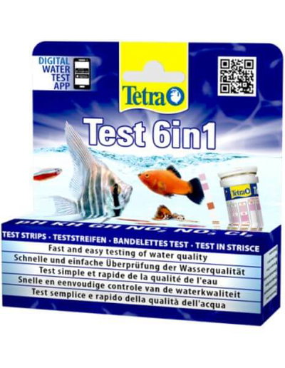 Tetra Test 6 en 1 25 Tiras/150 mediciones