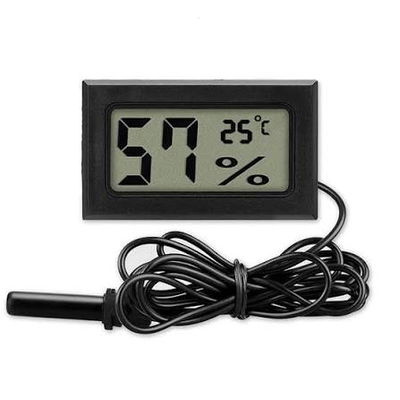 Termometro + Humedad (para terrarios, musgario y reptilarios)