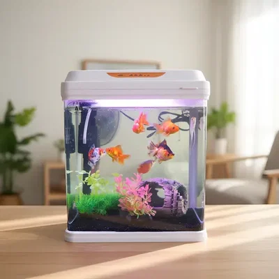 Mini Acuario Sobo 4l / Filtro Integrado de 300 l/h y Luz 