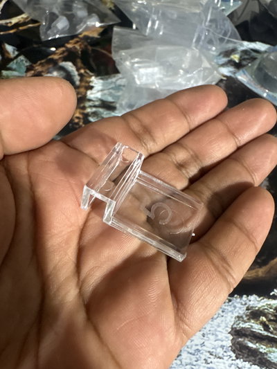 Soporte para tapa de vidrio 5mm x4