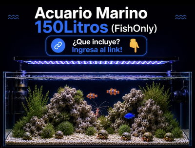 Acuario Marino 150litros Completo