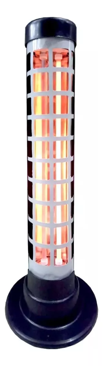  Estufa Cuarzo Vertical 2 Velas Electrica 1200w Reforzada 220