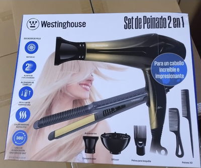set secador 2 en 1planchita Westinghouse precio inigualable!