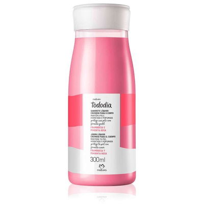 Jabón cremoso Tododía Frambuesa y Pimienta Rosa 300ml