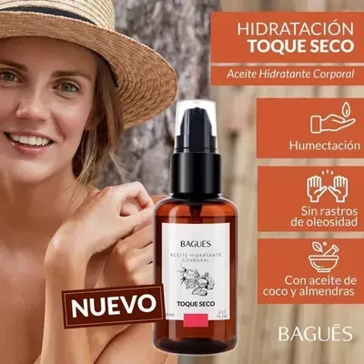 Aceite hidratante corporal toque seco 60ml