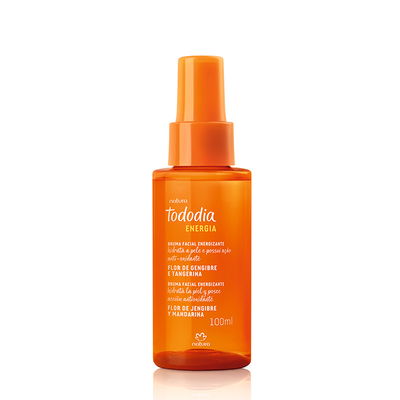 Bruma facial energizante Tododia Flor de Jengibre y Mandarina 100ml