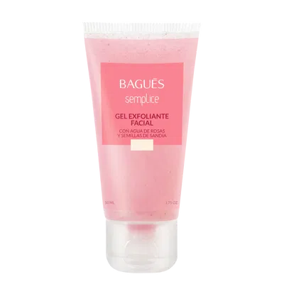 Gel Exfoliante facial Semplice con Agua de Rosas y Sandía 50ml