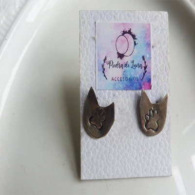 Aros gatos + huella 