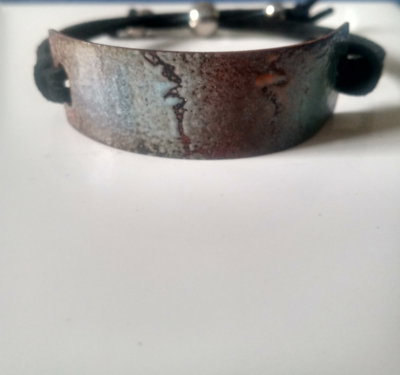 Brazalete esmaltado a fuego 