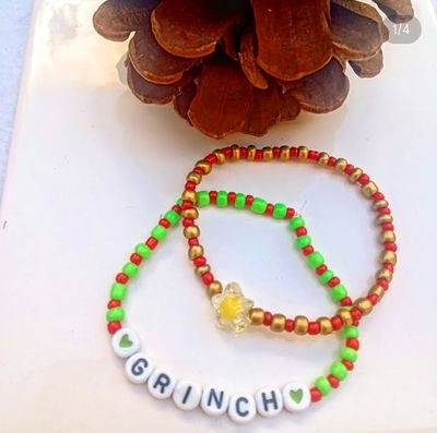 Pulsera Grinch +pulsera estrella