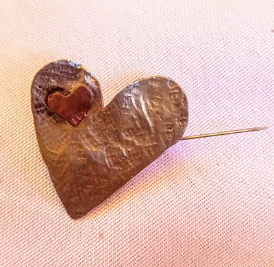 Prendedor  corazón 