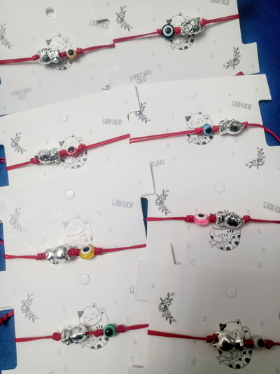 Pulsera  amuleto gatito Maneki Neko
