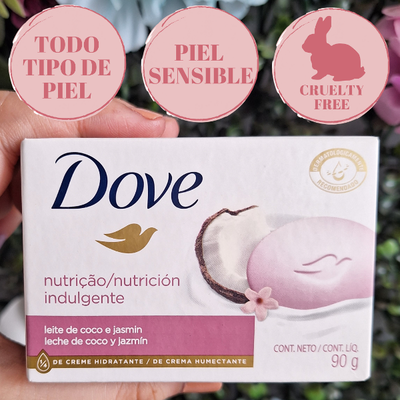 Jabón Corporal en Barra - Coco y Jazmin - 90g - Dove