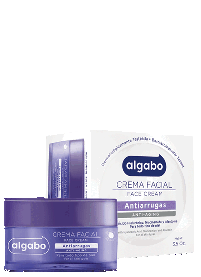 Crema Facial Antiarrugas - x100ml - Algabo
